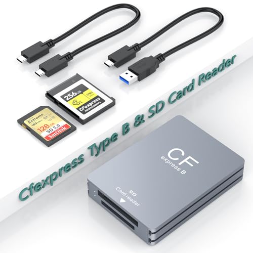 CFexpress (Type B) USB3.2 カードリーダー Amazon.com: CFexpress Type B Card Reader, USB 3.2 10Gbps Up to